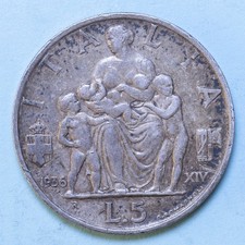 VITTORIO EMANUELE III 5 LIRE