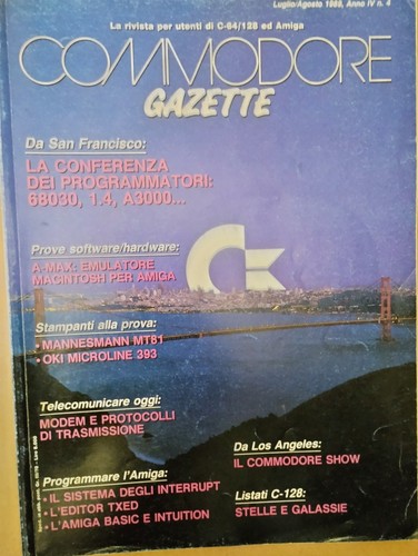 Commodore gazette rivista - commodore,