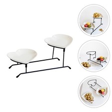  1 set di serpente per porzione di torta snack da dessert a 2 livelli