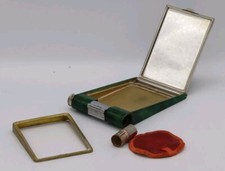 Porta Cipria E Rossetto Vintage Anni 30/40 Decò THE SUNER FLANIACK AUSTRIA 