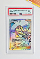 Pokemon PSA 9 Lillie #147 Full Art Sun & Moon 2017 English