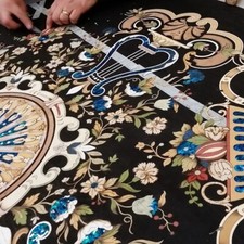 table inlay Shell abalon made