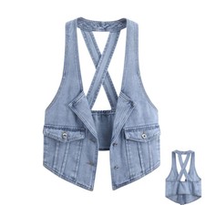 Gilet En Jean Pour Femme Sans