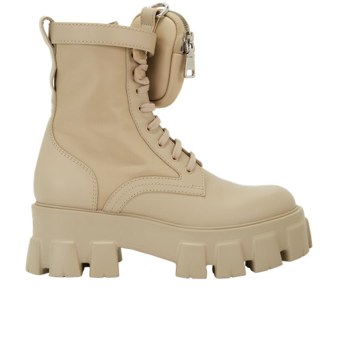 Stivali prada monolith beige - monolith,