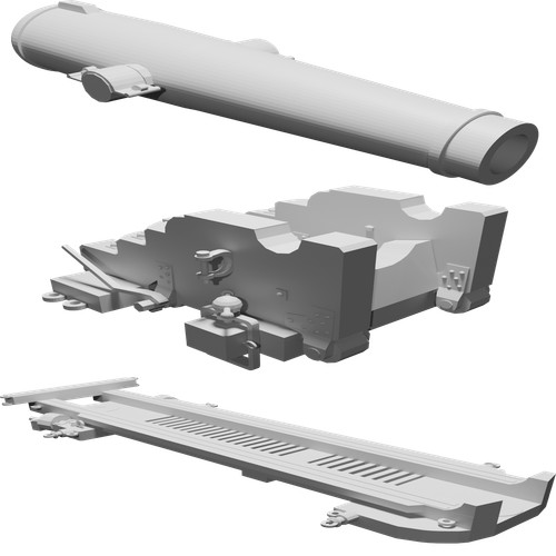 Modello cannone navale - cannone,