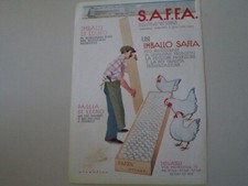 advertising Pubblicità 1937 IMBALLI DI LEGNO SAFFA