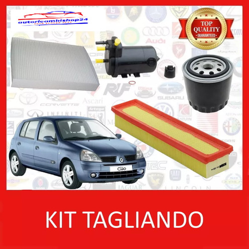 Kit tagliando filtri renault - 4,