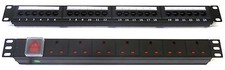 Patch Panel Cat6 19" 24 Porte
