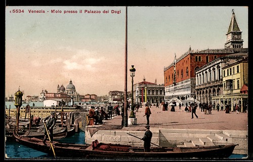 Venezia molo presso il - molo,