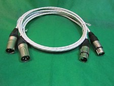 INTERCONNESSIONE XLR BILANCIATA MICROFONO MIL-SPEC PLACCATO ARGENTO 8 PIEDI PER AMPLIFICATORI KRELL.