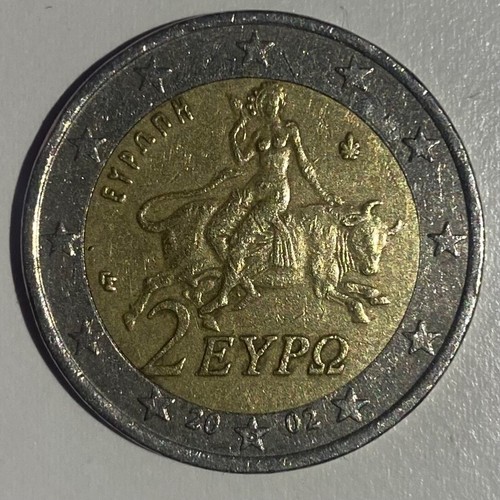 Euro moneta grecia 2002 - 2,