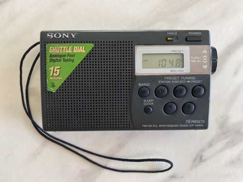 Radio sony icf - radio,