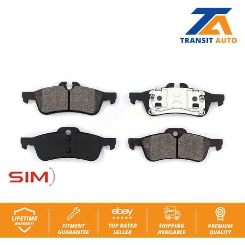 Rear semi metallic brake - semi-metallic,