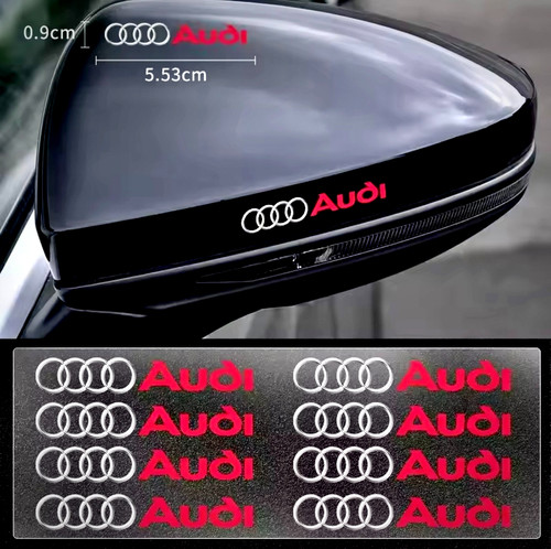 Coppia adesivo logo audi - coppia,