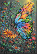 Kit ricamo perline farfalle colorate - Set artigianale di perline fatte a man...