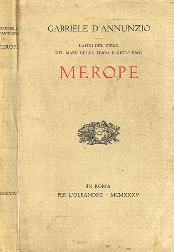 Merope laudi del cielo - del,