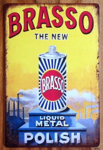 Brasso metal cleaner - brasso, insegna