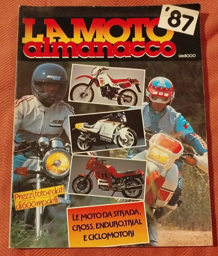 Almanacco moto 1987 600 - moto,