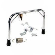 CAVALLETTO CENTRALE RINFORZATO CROMATO COMPLETO PIAGGIO VESPA PX 125 150 200 / E