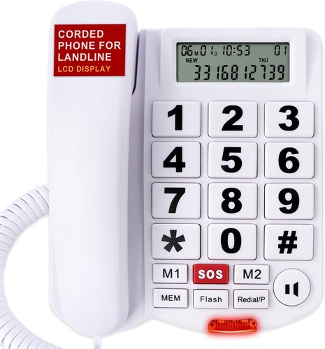 Telefono fisso per anziani - , con