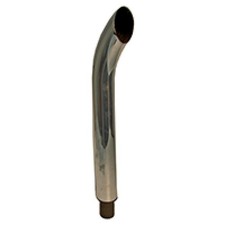Silenziatore tubo stack curvo