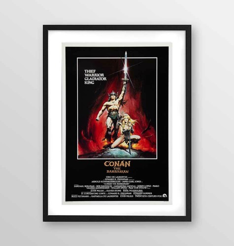 Poster con cornice conan - con,