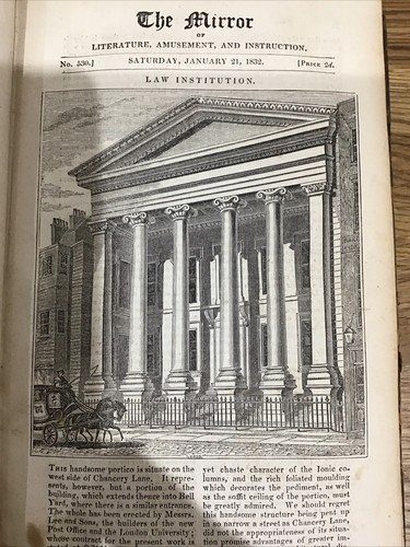 Stampa antica 1832 - ,