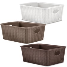 Cestino Contenitore per Vestiti Panni Elegance M High Ordinati Guardaroba Cesta