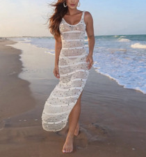 Abito Zara maglia aperta ecrù