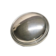 Coppa ruota cromata borchia