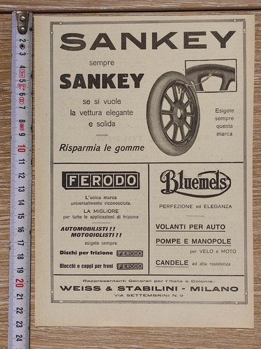 Antica pubblicità 1923 - , weiss