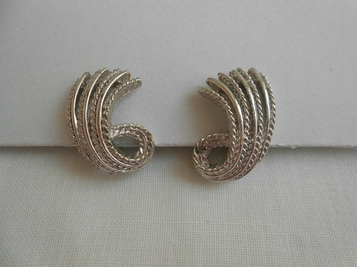 Orecchini clip firmati monet - orecchini,