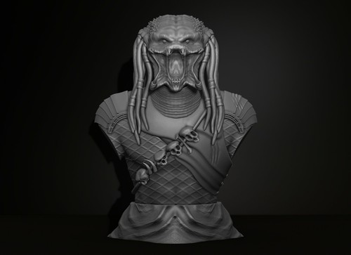 Predator bust action figures - action,
