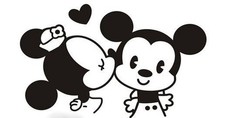 Adesivo decalcomania Topolino