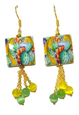 Orecchini Mattonella Maiolica