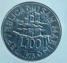 100 Lire 1978 FAO San Marino