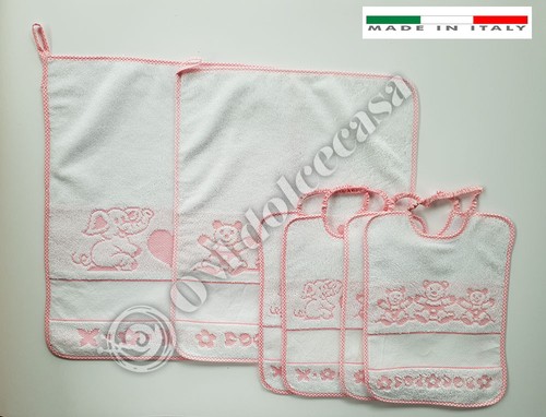 Set salviette bavaglie - set, salviette+4