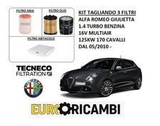 KIT TAGLIANDO 3 FILTRI ALFA