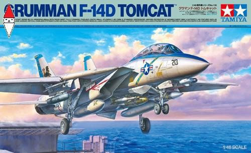 Tamiya grumman f 14d - tamiya, 1/48
