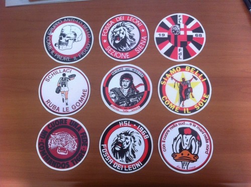 Milan adesivi ultras - adesivi,