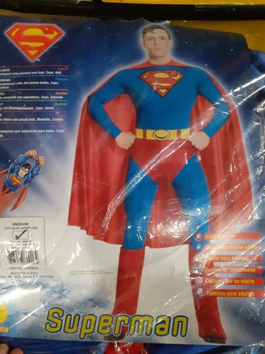 Costume superman adulto taglia - adulto,