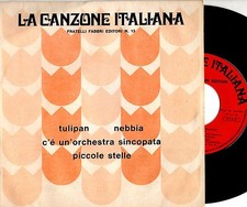 TRIO LESCANO CATERINETTA NUCCIA NATALI disco EP 45 giri MADE in ITALY Tulipan +3