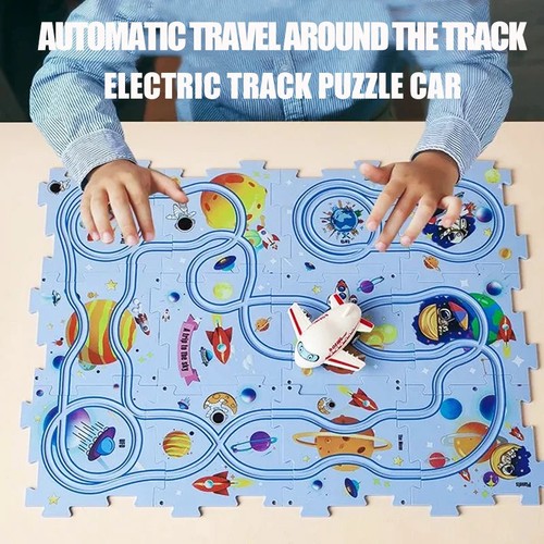 Puzzle racer set pista - puzzle,