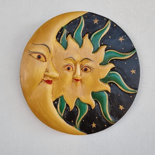 Decorazione parete sole luna - decorazione,