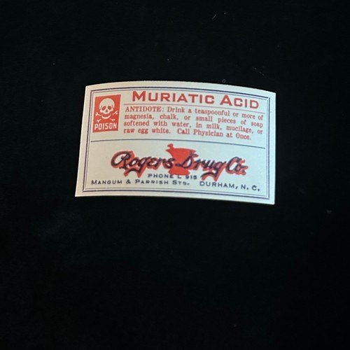Vintage rogers drug acido - rogers, co