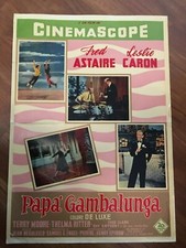 B11 FOTOBUSTA PAPA GAMBALUNGA Daddy Long Legs Fred Astaire Leslie Caron 1955