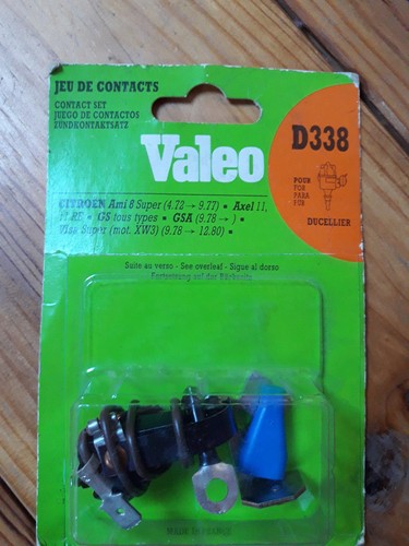 Jeu contacts rupteur - de,