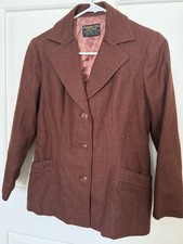 Blazer giacca lana marrone