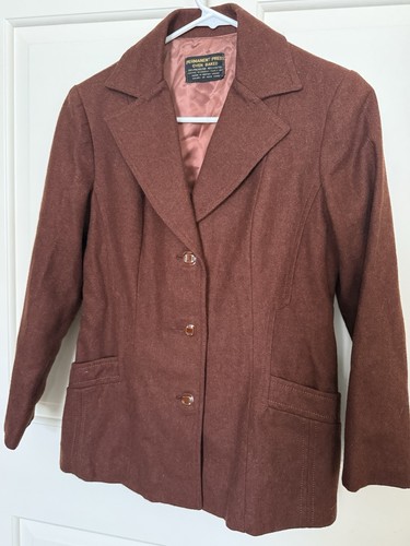 Blazer giacca lana marrone
