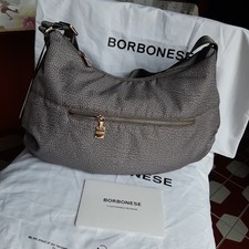 BORBONESE - Borsa Luna Grigia